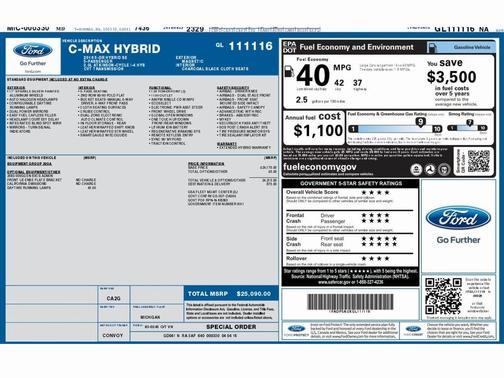 2016 Ford C-Max Hybrid SE