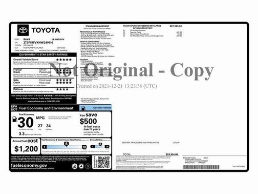 2022 Toyota RAV4 LE