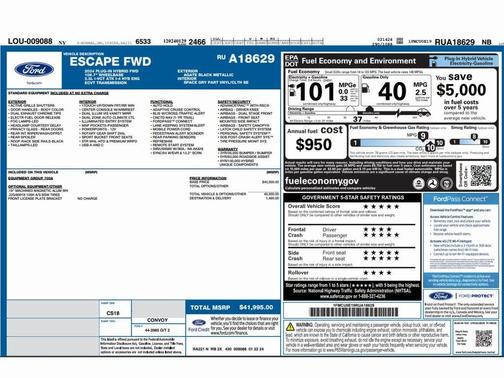 2024 Ford Escape PHEV