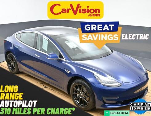 Blue 2018 Tesla Model 3 Long Range