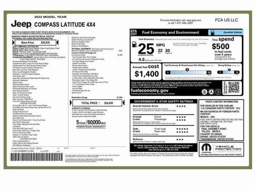 2022 Jeep Compass Latitude