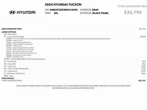 2024 Hyundai TUCSON SEL