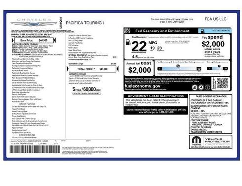 Ceramic Gray Clearcoat 2023 Chrysler Pacifica Touring-L