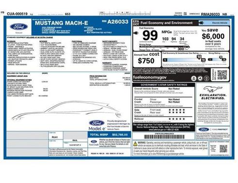 Shadow Black 2024 Ford Mustang Mach-E Premium