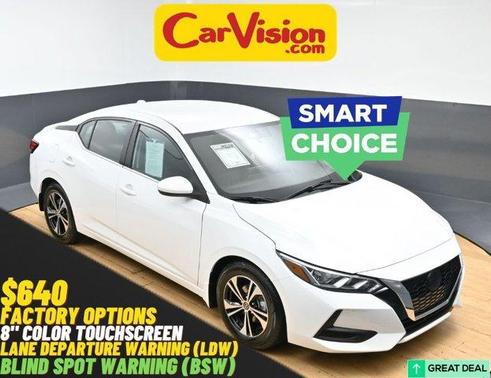 Cloud White 2022 Nissan Sentra SV