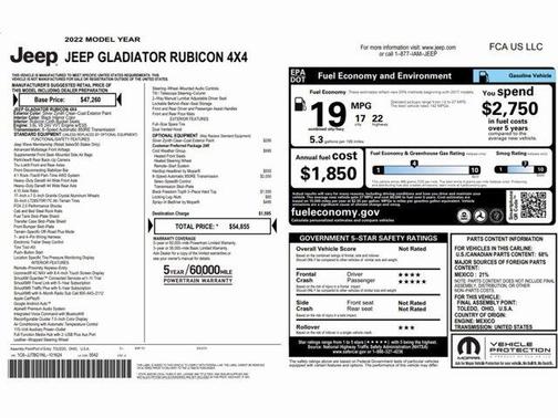 2022 Jeep Gladiator Rubicon