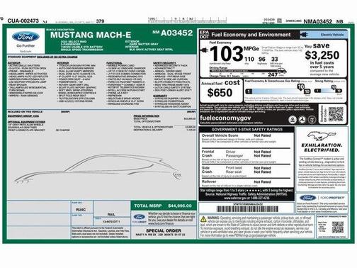 2022 Ford Mustang Mach-E Select