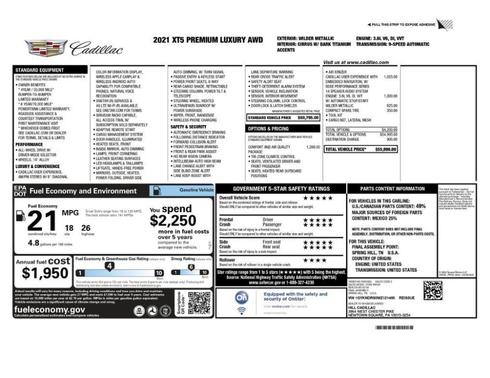 Wilder Metallic 2021 Cadillac XT5 Premium Luxury