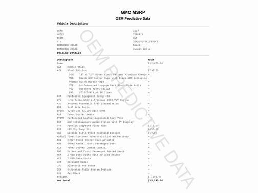 2019 GMC Terrain SLT