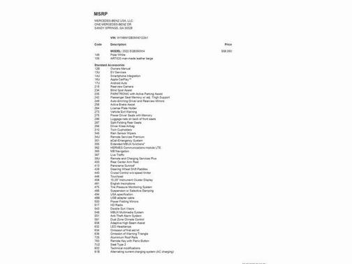 2022 Mercedes-Benz EQB 350 Base 4MATIC