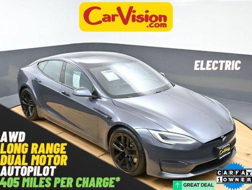 Gray 2021 Tesla Model S Long Range