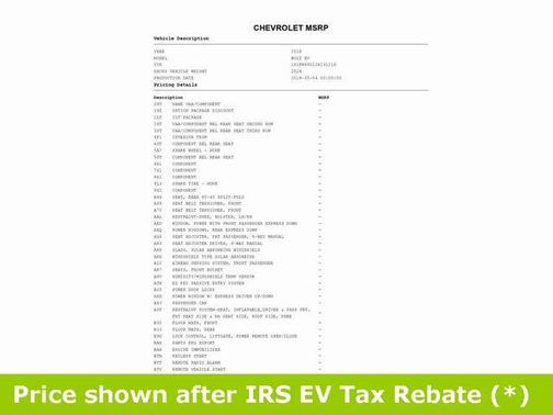 2018 Chevrolet Bolt EV LT