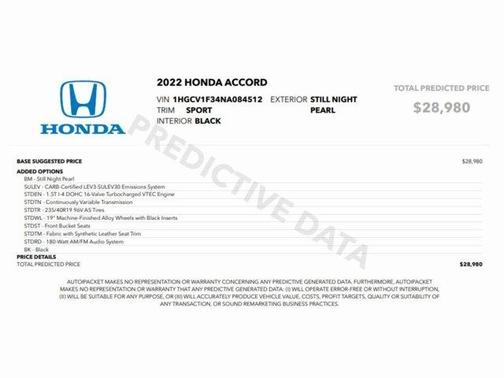 2022 Honda Accord Sport 1.5T