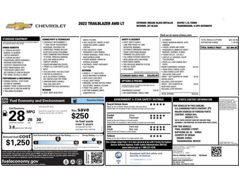 2022 Chevrolet Trailblazer LT
