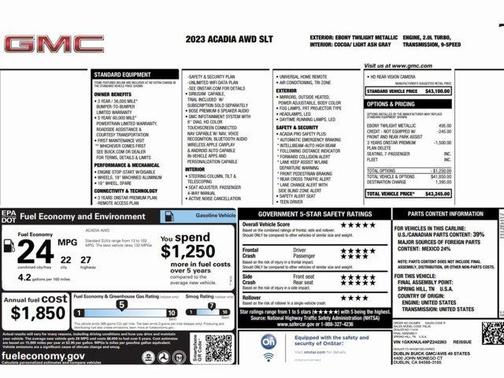 2023 GMC Acadia SLT
