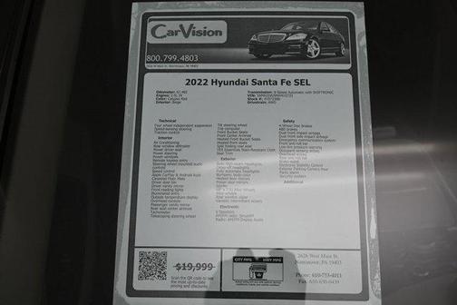 2022 Hyundai SANTA FE SEL