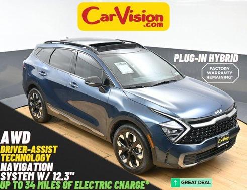 Blue 2023 Kia Sportage Plug-In Hybrid X-Line