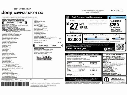2024 Jeep Compass Sport