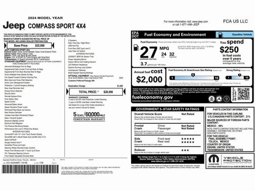2024 Jeep Compass Sport