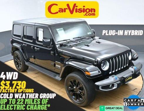 Black Clearcoat 2023 Jeep Wrangler 4xe Sahara