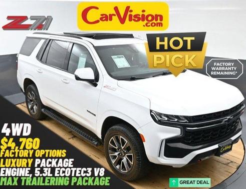 Summit White 2022 Chevrolet Tahoe Z71