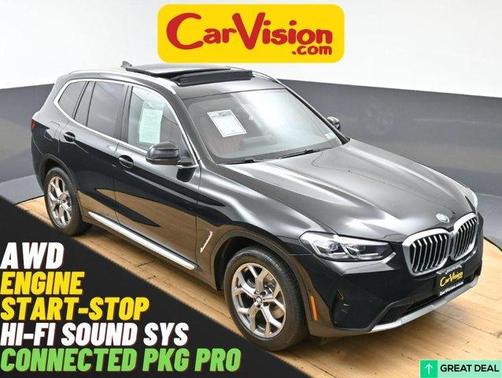 Black 2022 BMW X3 xDrive30i