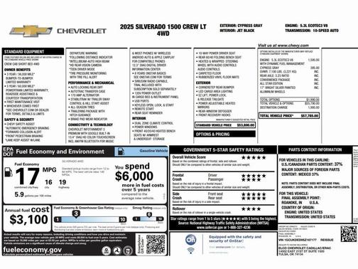 2025 Chevrolet Silverado 1500 LT