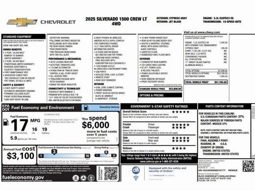 2025 Chevrolet Silverado 1500 LT