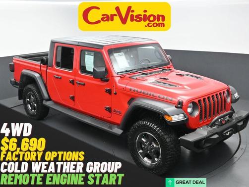 Firecracker Red Clearcoat 2021 Jeep Gladiator Rubicon