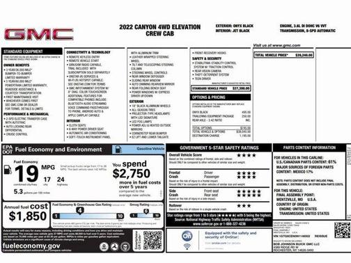 2022 GMC Canyon Elevation