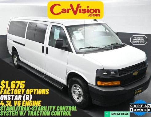 Summit White 2023 Chevrolet Express 3500 LS