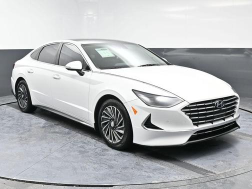 Hyper White 2022 Hyundai SONATA Hybrid Limited