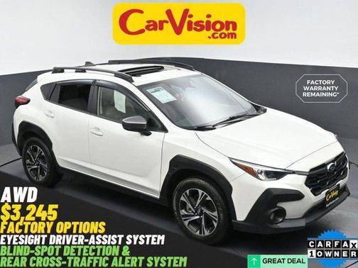 Crystal White Pearl 2024 Subaru Crosstrek Premium