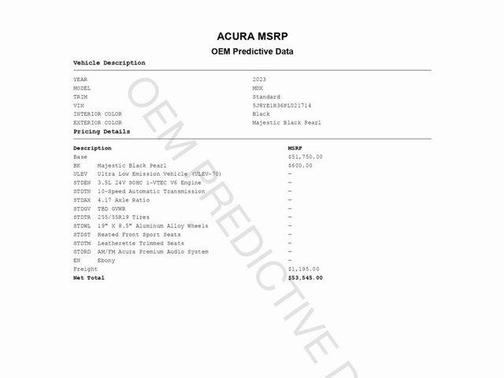 2023 Acura MDX Base