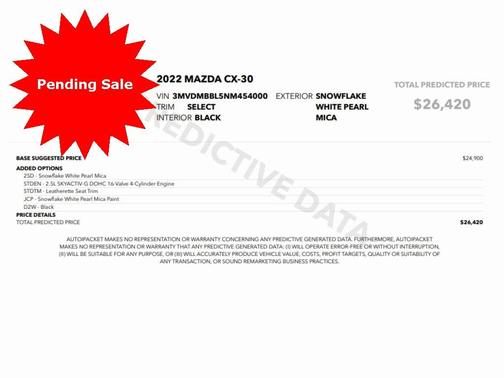 2022 Mazda CX-30 2.5 S Select Package