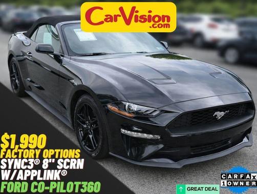 Shadow Black 2023 Ford Mustang EcoBoost Premium