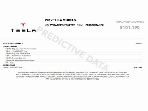 2019 Tesla Model S P100D