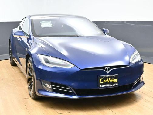 Blue 2020 Tesla Model S Long Range Plus