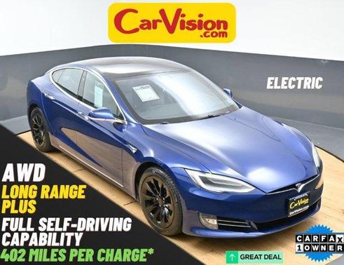 Blue 2020 Tesla Model S Long Range Plus