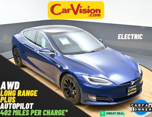 Blue 2020 Tesla Model S Long Range Plus