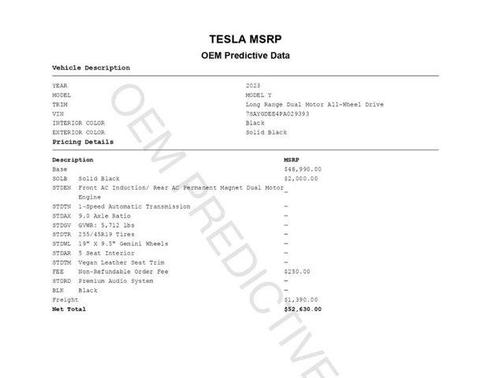 2023 Tesla Model Y Long Range