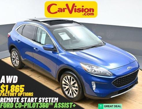 Blue Metallic 2022 Ford Escape Titanium