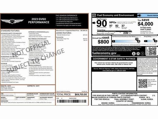 2023 Genesis GV60 Performance