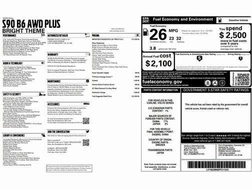 2023 Volvo S90 B6 Plus