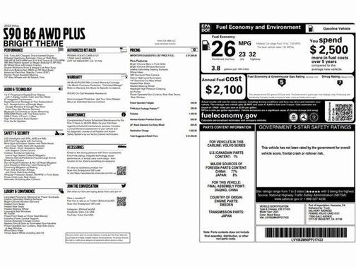 2023 Volvo S90 B6 Plus