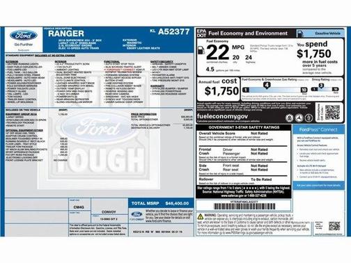 2019 Ford Ranger Lariat