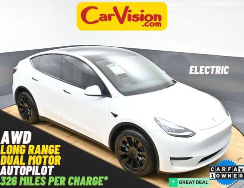 Pearl White Multi 2021 Tesla Model Y Long Range