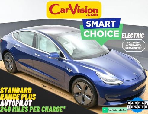 Deep Blue Metallic 2019 Tesla Model 3 Standard Range Plus