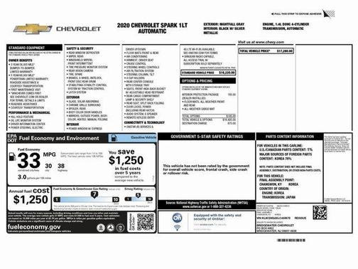 2020 Chevrolet Spark 1LT