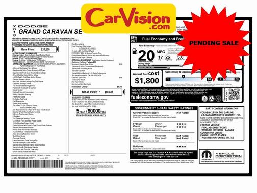 2018 Dodge Grand Caravan SE